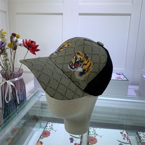 Design Tiger Animal Hat Hafted Snake Męska marka męskiej i damskiej czapki baseballowej Regulowane sporty golfowe 2888 HH CAP 270E