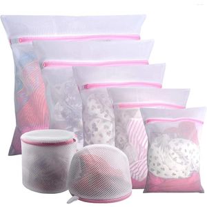 Laundry Bags 9 Size Mesh Bag Polyester Wash Coarse Net Basket Household Cleaning Tools Accessories