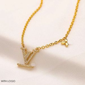 Fading Plated Never Gold Brand Pendants Necklaces Stainless Steel Letter Choker Pendant Designer Necklace Beads Chain Jewelry Accessories NO