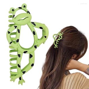 Decorative Plates Hair Claw Clip Frog Shape Clips Strong Hold Grips Accessories For Thin Thick Curly Holiday
