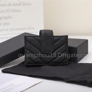 Модные мини -карты сумки Lichi Grain с пряжкой пять экранов решетки для женщин 11x7x2cm 06691 224b