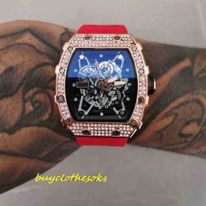 Orologio da polso RM Designer Watch di alta qualità orologio di lusso a forma di canna a forma di titanio Sapphire Mirror VL10