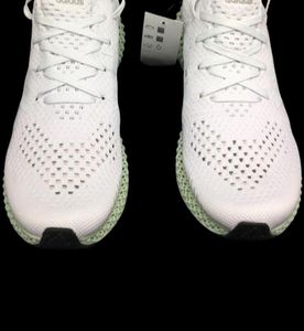 Futurecraft Alphaedge 4D Ltd Aero Ash Print White Bd7701 Ricks Women Men Sports Shoes Sheal Sneakers المدربين مع Box6969924 الأصلي