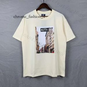 Kith Shirt Designer T Shirt Short Sleeve Luxury Major Brand Rap Classic Hip Hop Male Singer Wrld Tokyo Shibuya Retro Brand T-Shirt US Size S-Xl Kith 748