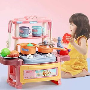 Kitchens Play Food Kitchens Play Food Children Pretend Play Kitchen Toy Set Brilliant Lights And Music Kitchen Food Cooking Dining Table Play House Toys Gifts WX5.28