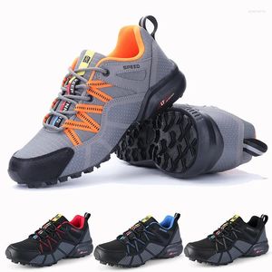 Sapas de fitness Caminhando Homens 2024 ao ar livre Treling Breathable Mountaineing Cycling Camping Trail Sneakers Grande Size40-48#