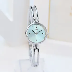 Wristwatches Cute Minimalist Ladies Bracelet Watches Small Dial Band Buckle White Rose Gold Quartz Wrist Watch For Women And Girls Reloj