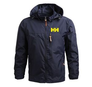 Casual men Hoodies fashion HH print hooded coat sweatshirt man spring autumn Streetwear tracksuit zipper jackets large size6072384
