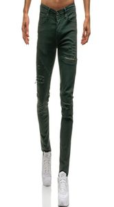 2019 Fashion Streetwear Men039s Highgrade Pure Cotton Jeans Vintage Skinny разрушенные разорванные плотные джинсы Сломанные панк -брюки MX201093971