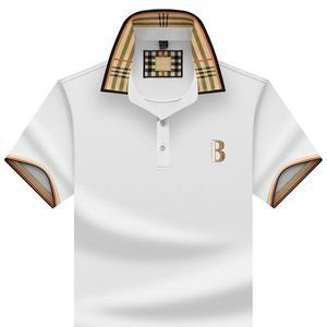 Camiseta de pólo de luxo masculino masculino masculino de pólo masculino de pólo masculino camiseta bordada de camiseta bordada camiseta de tendência de rua superior m-4xl