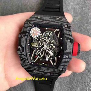 Orologio da polso RM Designer Guarda di alta qualità orologio di lusso a forma di titanio Custodia Sapphire Mirror 0ble