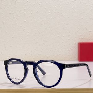 Nuovi occhiali da sole dartier cornici maschili da prescrizione di vetri rotondi Tr high-end womeneeeeeeeeeeeeeeeewear ottico anti-blu ottico prescrittore 207u