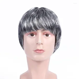 Party Supplies Black And White Hair Wig Halloween Accessories Costume Wigs