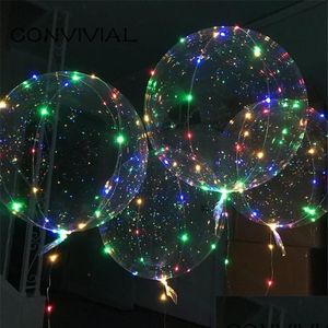 Balloon 50sts Inga Winkles Transparenta PVC Balloons 10 18 24 Inch Clear Bubble Birthday Party Decorative Helium Ballons Kid309 Dhe Drop Dh1DG