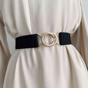 Дизайнерские новые высококачественные ремни для женщин эластичная пояс для сочетания пальто