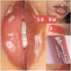 Lip Gloss Hidratante Plum Lipgloss Cherry Glitter Maquiagem de plumas nutritiva Lipstick Mineral Drop Deliver