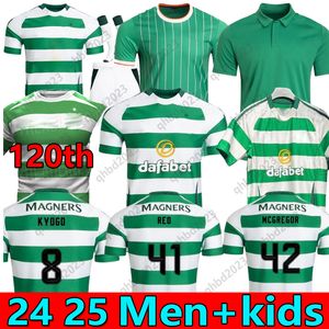 S-4XL 24 25 Celti McGregor Soccer Jerseys Away Away Third Kyogo Edouard 2023 ELYOUNOUSSI AJETI CHRISTIE O'RILIEY GRIFFITHS FORREST MEN KITS KITユニフォームシャツ2024