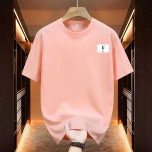 Men's T-Shirts Mens and womens embroidered high-end brand pure cotton T-shirts 100% pure cotton EU size original design gift top summer luxuryL2405