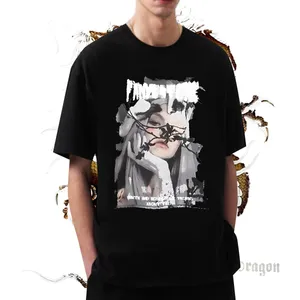 DIY Customized T Shirts Men Custom Cartoon Tshirt for Man Woman Hip Hop Street Breathable Short Sleeve Brand Top Tees