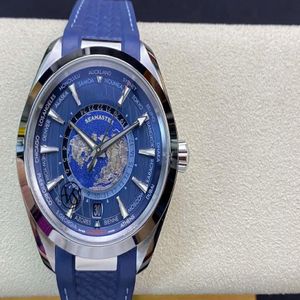 Vs Montre de Luxe 43mm 8938 Automatyczny ruch 24 godziny na kryształowy pierścień hesalite męs