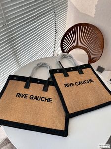 2024 Duża designerska torebka torebki na zewnątrz Rive Gauche torebka na ramię torba na zakupy torebki duże torby kobiety skórzane torba