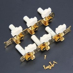 Guitar Machine Heads Classic Guitar String Tuning Pegs Klucz Złota 3+3 Zestaw AO-020HV3P TUNERY KLUCZE