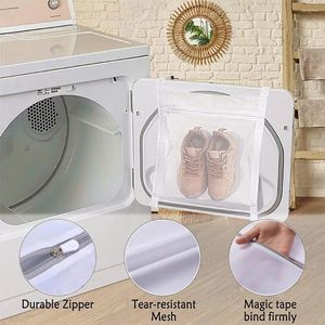 Laundry Bags 1Pc/2Pc Bag Zipper Closure Breathable Good Load-bearing Washing Machine Shoes Wash Drying For Home