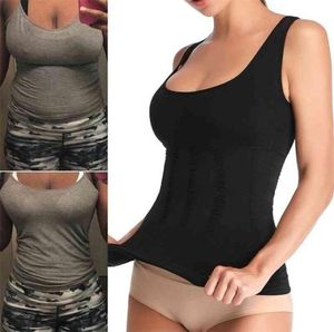 Women039s Tank Top Cami Shaper Removable Pads Tummy Control Shapewear Camisole Seamless Compression Shaping Tops with Built in 7909651
