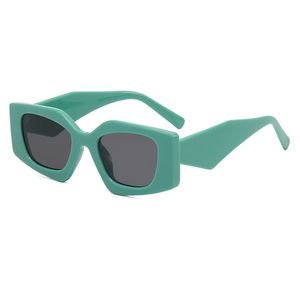패션 선글라스 디자이너 남자 여자 선글라스 남성 남성 여성 유니스석 브랜드 안경 해변 극화 UV400 블랙 그린 흰색 컬러 안경 192o