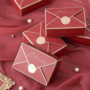 Embrulho de presente 520100pcs envelope em forma de embalagem bolsa de embalagens de casamentos doces de chocolate festa de aniversário de Natal de Natal decoração7555802