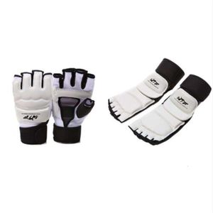 Новые XS-XXL Size Pro Sparring Hand Foot Protector Protector Protector Protector Gloves Karate Taekwondo одежда защита L2405