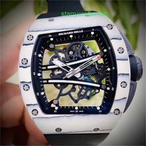 Richamills Watches RM Tourbillon Wristwatch Sports Watch Men's Series Global 150 Manual Mechanical Hollow Men's Watch RM061 NTPT White WN-ZVBC