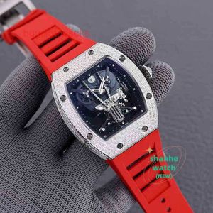 RM Watch Date Luxury Mens Mechanical Watch Business Leisure Mantianging Series Automatisk finstålband Trend Swiss Movement Wristwatches