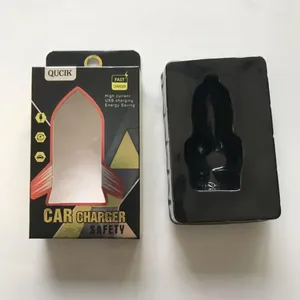 Present Wrap Empty Retail Package Box For Mobile Phone Car Charger Quick Charge 4.0 QC4.0 QC3.0 QC SCP 5A PD Typ C 30W Snabb USB