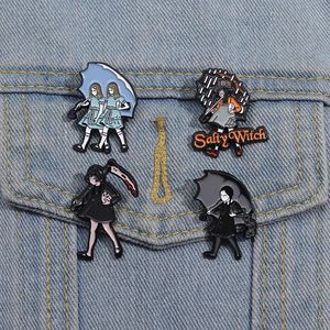 Horror Movie Cartoon Enamel Pins Classic Novel Character Brooches Lapel Badge Clothes Backpack Pin Accessories Gift for Friends