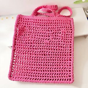 Summer Straw Raffias Beach tote bag Designer Crochet weave pochette fashion travel Clutch Bags Luxurys Women's mens handbags CrossBody shop Weekend Shoulder bag