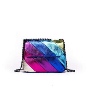 Kurt Geiger Handbag Eagle Heart Rainbow Bag Luxurys Tote Women Leather Purse Shoulder Designer Bag Mens Shopper Crossbody Pink Clutch Travel Silver Chain C 560