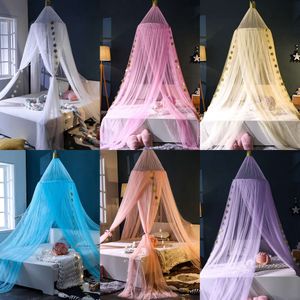 Baby Canopy Mosquito Princesa Girl Dream Dome Fild Dome Tent Kids Berço de rede Corte de cama para decoração de quarto L2405