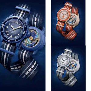 Bioceramic Ocean Watch Mens Automatische mechanische Uhren hochwertige vollwertige pazifische Antarktische Indische Fünf Ozeane Bewegung Watc S