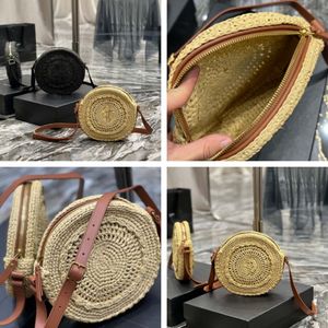 Round straw bag designer bag preparation a good bag for summer refreshing bags handbag purse crossbody messenger shoulder crossbodys ha 235s