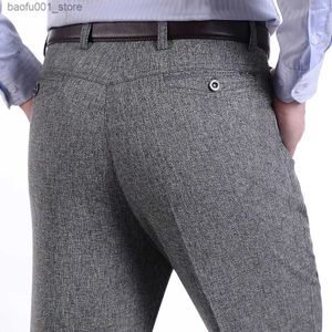 Pantaloni maschili Mrmt 2024 marca maschile di mezza età e anziani pantaloni da uomo casual pantaloni sottili sciolti maschili dritti pantaloni pantaloni maschili q240529