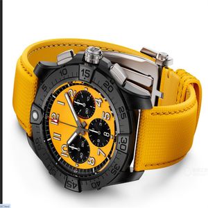 2024 Breiting Watch Mens Brei Watches Quartz Movement rostfritt stål multifunktionell kronografi Solid Clasp Montre de Luxe 1884 Men armbandsur tling Br1