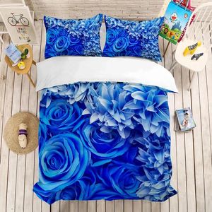 Bedding Sets Yi Chu Xin 3D Flower Bed Linen Rose Quilt Cover Set With Pillowcase