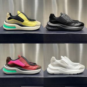 Brushed Leather Sneakers Bike Fabric Suede Shoes Men Women Garnet Peony Pink Black White Vanilla Anthracite Green Casual E8lb#