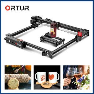 Ortur 90W 15000mm/min lasergravering skärmaskin CNC Roller Rotary Diy Printer Graver Tool Powerful Woodworking Metal Wood