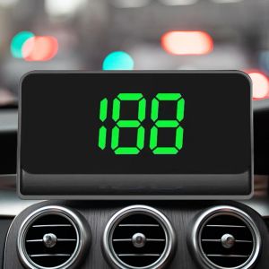 Electronic Head Up Display LED Display Car GPS MPH Detector Big Font Windshield Speed Projector GPS Speedometer for Vehicle Auto