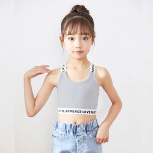 Cotton Girls Tanktop 3-14 Jahre Unterwäsche für Kinder Mädchen Unterhemden Kinder Singlets Baby Camisoles Teenager