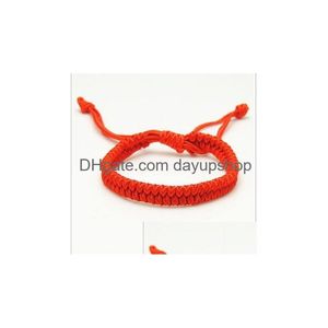 Altri bracciali ciondoli buona fortuna stringa rossa di fate corda amicizia corda fatta alla moda fortunato fortunato dro dhpel