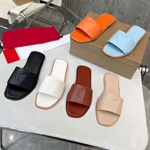 Designer Sandals Shoes Slip Silde Women Flat Slippers Room Slides Mule Open Toe Flat Houes Shoe Outdoors Casual Slipper Easy To Wear Colorful Round Head Slide