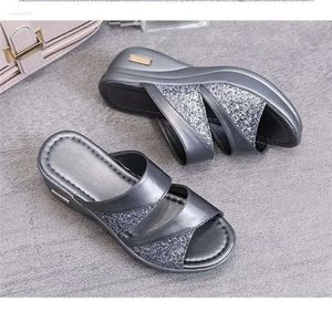 Sandals Women's Arrival Platform Wedges Peep Toe Bling Summer Scarpe E 615